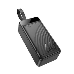 Портативна батарея Powerbank Hoco J123C Element 22.5W+PD20W with digital display 60000mAh Black - мініатюра 4