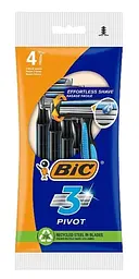 Станки для гоління Bic Pivot 3 з ультратонкими лезами 4 шт. - мініатюра 2
