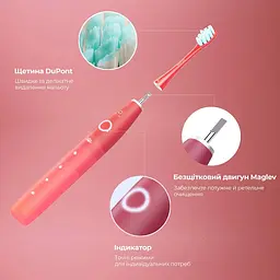 Електрична зубна щітка Oclean Find Duo Set 2шт Red and Blue - мініатюра 8