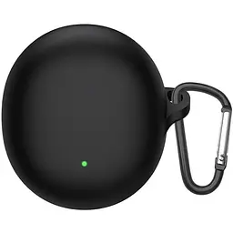 Чохол-накладка DK для Oppo Enco R2 Silicone Candy Friendly з карабіном (016054) (black)