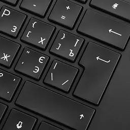 Клавіатура мембранна 450 Programmable, 108key, WL, EN/UK, чорний HP teh0013887 - мініатюра 8
