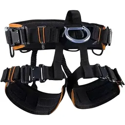 Страхувальна система Rock Empire Atlas Lock Belt Black/Orange XS-M (1053-CUA002.977+0234W0008)