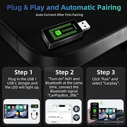 USB-адаптер бездротового CarPlay для автомобілів з підтримкою Apple CarPlay - мініатюра 6