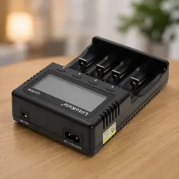 Універсальний зарядний пристрій LiitoKala Lii PD4 АА, ААА,18650, 26650, 21700 Li-Ion c LCD / Зарядний пристрій з дисплеєм - мініатюра 3