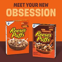 Сухий сніданок General Mills Reese's Puffs Dark Chocolate 558г - мініатюра 6