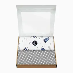 Багаторазові пелюшки дитячі WHITE SPACE 2шт COSAS (4822052032022) - мініатюра 2