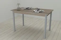 Стіл кухонний Ferrum-decor Беніта 75x120x80 Сірий ДСП Сонома Трюфель 16мм (FRD-106289) - мініатюра 5