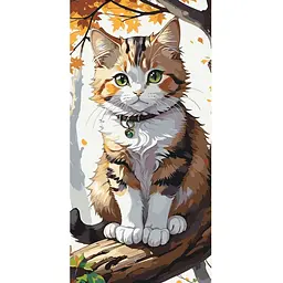 Картина по номерам Art Craft Пушистый котик 40х80 см (11565-AC)