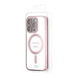 Чохол Ductil Metallic Edge with MagSafe (Protected Camera & Lens) iPhone 15 Pro Pink - мініатюра 2