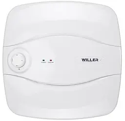 Водонагрівач Willer PU15R New optima mini, білий, 1500W, 15л, мокрий ТЕН, вертикальний, механічне керування, під мийкою,