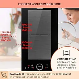 Індукційна плита Klarstein Delicatessa Slim Domino 3500W (10033015) - мініатюра 3