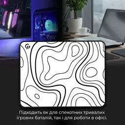 Килимок для мишки GamePro Speed/Control White (MP085AW) - мініатюра 7