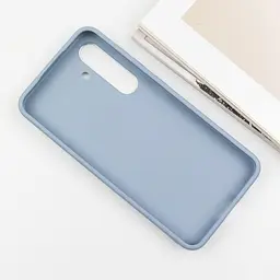 TPU чохол Bonbon Metal Style для Samsung Galaxy S24 / S25 Блакитний / Mist blue - мініатюра 4