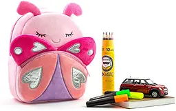 Дитячий плюшевий рюкзак Nice Choice Pink Butterfly - мініатюра 6