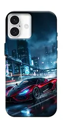TPU чехол Demsky Red sport car для Apple iPhone 16 Plus (6.7")