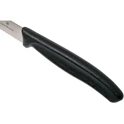 Набір кухонний Victorinox SwissClassic Tomato&Sausage Gift Set 6 ножів лезо 11см хвил. з чорн. ручкою - мініатюра 5