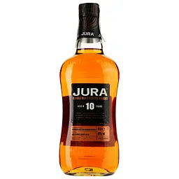 Віскі Jura 10 yo Single Malt Scotch Whisky, 40 %, 0,7 л + 2 келихи (50186) - мініатюра 2