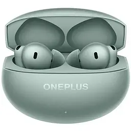 Навушники OnePlus бездротові Buds 4 Zen зелений bluetooth 5.4 мікрофон ENC з AI динаміки 11 + 6 мм активне шумозаглушення