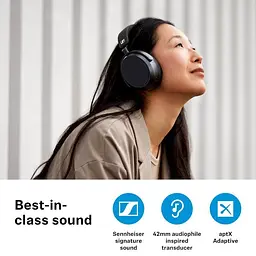 Навушники Sennheiser Momentum 4 Wireless Black (509266) [75058] - мініатюра 8