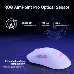 Миша ASUS ROG Keris II Origin White (90MP04A0-BMUA10) - мініатюра 13