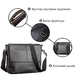 Сумка SHVIGEL 00797 чорна - мініатюра 4