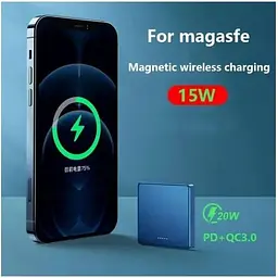 Акумулятор зовнішній магнітний Grand MagSafe бездротовий для iPhone 12 - мініатюра 5