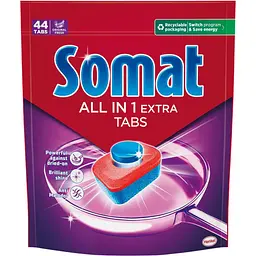 Таблетки для посудомийної машини Somat All in 1 Extra 44 шт.