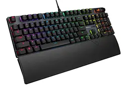 Клавіатура ASUS ROG Strix Scope II X 104key USB-A EN/UK RGB Black (90MP03XG-BKMA00) - мініатюра 3