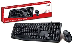 Комплект (клавіатура + миша) Genius KM-170 USB Black Ukr (31330006409) - мініатюра 3