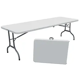 Стіл складаний переносний Damon 180x74x74 White (O9) - мініатюра 2