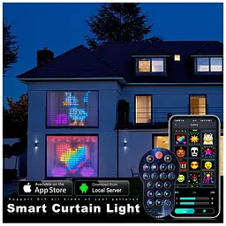 Гірлянда-штора XPRO SFK-08 RGB LED з Bluetooth APP керуванням 3 x 2 м (44875-16904_1478) - мініатюра 2