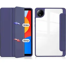 Чохол-книжка BeCover Soft Edge TPU з кріпленням для стілусу для Xiaomi Redmi Pad SE 8.7" Deep Blue (712565) - мініатюра 2
