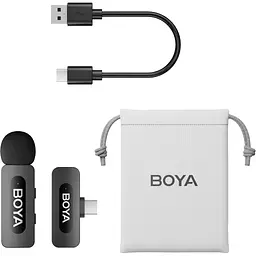 Мікрофон Boya BY-V10 Type-C Black (BY-V10) - мініатюра 2