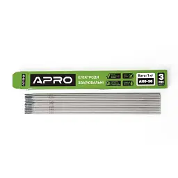 Електроди зварювальні Apro АНО-36 AC/DC 1 кг 3 мм 30412