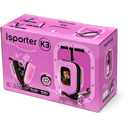 Самокат iSporter Travel 2в1 з валізою рожевий (K3_Pink) - мініатюра 12