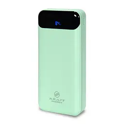 Повербанк 20000 mAh Power Bank Kraft KPB-2020FC Green 22.5W QC3.0 (43-00095) - мініатюра 2