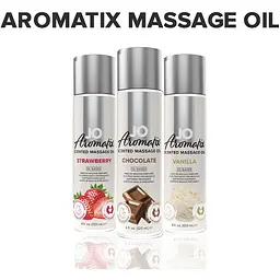 Натуральна масажна олія System JO Aromatix - Massage Oil - Chocolate 120 мл - мініатюра 5