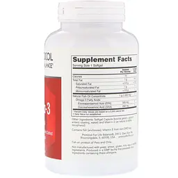 Омега-3 Protocol for Life Balance Ultra Omega-3 500 EPA / 250 DHA 180 капс - мініатюра 2