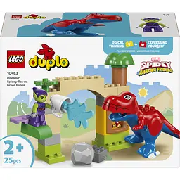 Уцінка. Конструктор LEGO DUPLO Disney Динозавр Spidey-Rex проти Зеленого Гобліна 25 деталей (10463)  - мініатюра 1