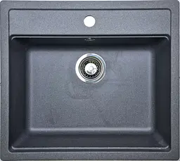 Кухонна мийка Adamant STEP графіт 565x500x190 мм, без крила 56,5 см