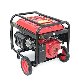 Генератор бензиновий COVAX EPH20500E2, 9.5kW, однофазний 220V, 50Hz, DC12V, 21HP, Electric Starter, tank 25L, 710x535x555mm, 96kg - мініатюра 2