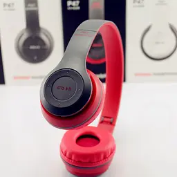 Бездротові навушники Bluetooth Wireless Headset P47 Red - мініатюра 2