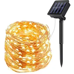 Гірлянда LED Star Solar крапля роси від сонячної батареї 200 led 20 м