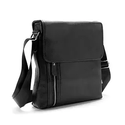 Месенджер чорний з клапаном Tiding Bag M56-17195A