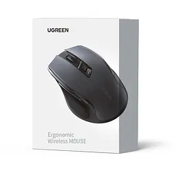 Маніпулятор миша бездротова ugreen MU006 Ergonomic Wireless Mouse Червоний - мініатюра 2