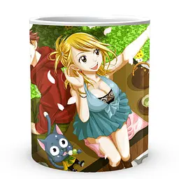Кухоль GeekLand Fairy Tail Хвіст Феї Нацу Люсі FT 002.11 330 мл білий - мініатюра 2