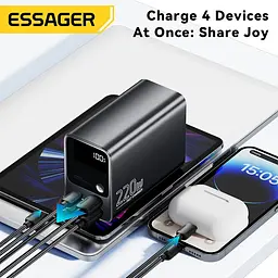 Акумулятор зовнішній Essager F3002 Series 27000mAh Large Capacity Power Bank 220W - мініатюра 7