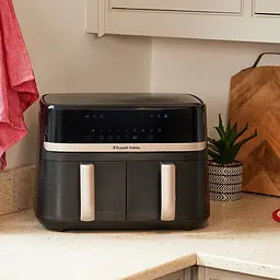 Мультипіч Russell Hobbs Satis Fry DualBaske чорний 2800 Вт (27680-56) - мініатюра 9