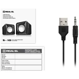 Акустична система REAL-EL S-10 USB Black (EL121100020) - мініатюра 9
