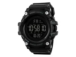 Чоловічий наручний годинник 1384 Black Skmei acs0030784 - мініатюра 2